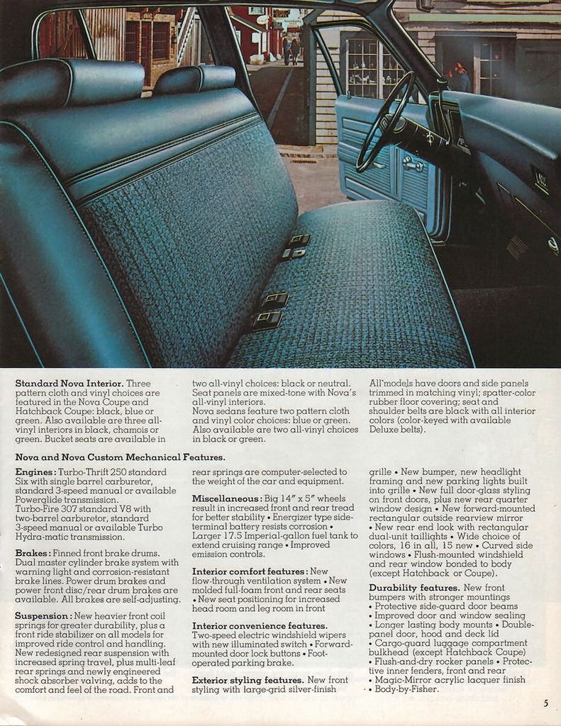 1973 Chevrolet Nova Canadian Brochure Page 1
